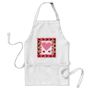 Tablier Heart Ladybugs