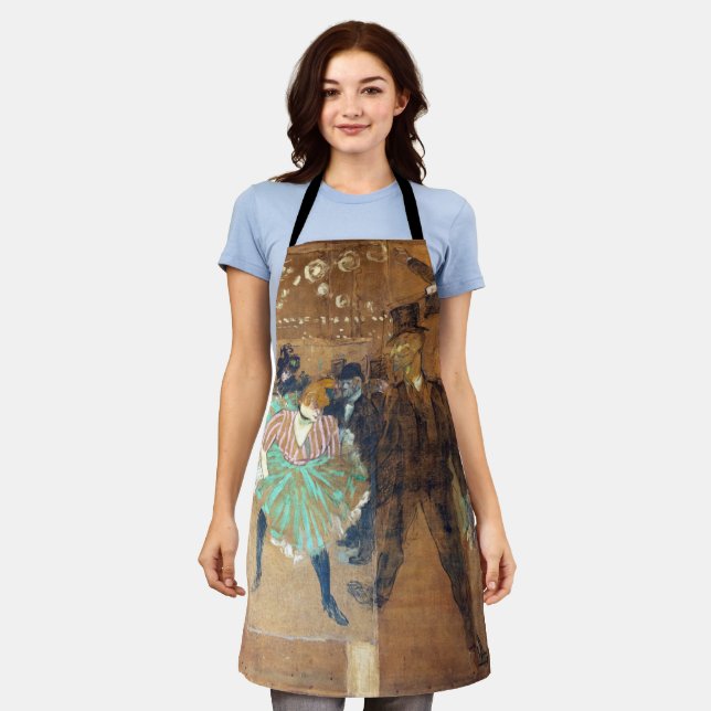 Tablier Henri de Toulouse-Lautrec - Danse à la Rouge (Porté)