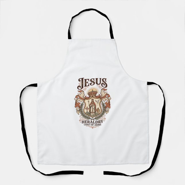 Tablier Héraldique de Jésus Blason Héraldique de Jésus Bla (Recto)