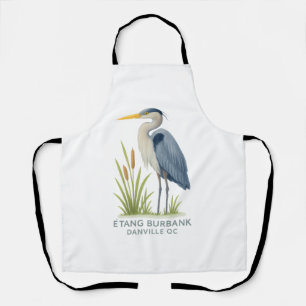 Tablier Héron bleu – Étang Burbank Danville QC Design na