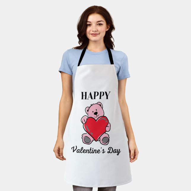 Tablier Heureuse Sainte-Valentin 2023 - Love Panda Images (Porté)