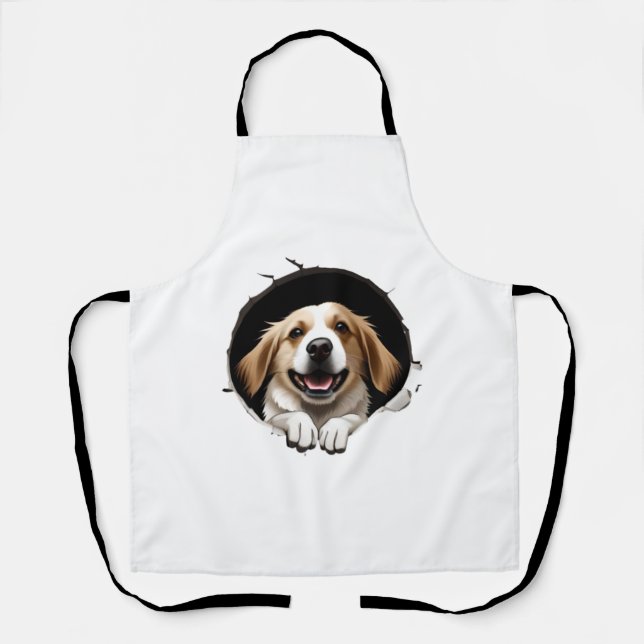 Tablier Heureux chien (Recto)
