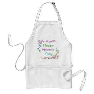 Tablier heureux du jour de mère