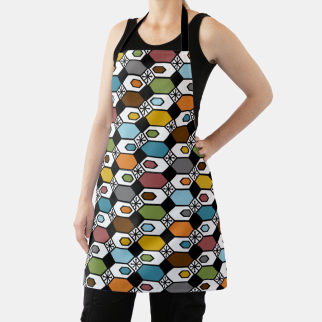 Tablier Hexagons et Starbursts Apron (Insitu)