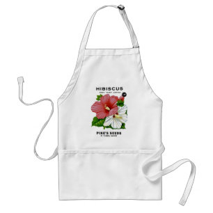Tablier Hibiscus Vintage Seed Packet