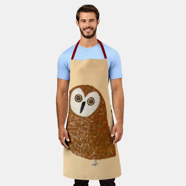 Tablier Hibou des scieries moderne mignon (Porté)
