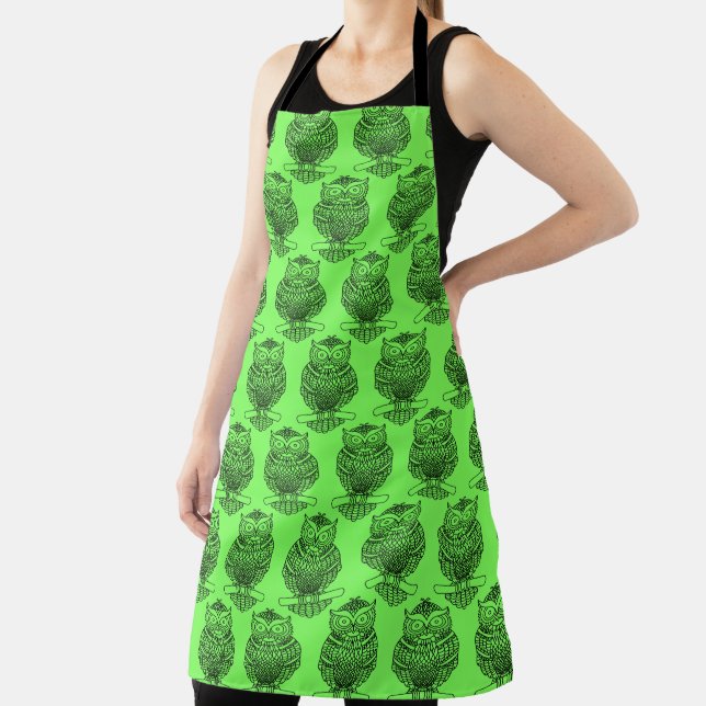 Tablier Hibou (vert néon) - Tabard (Insitu)