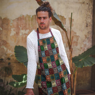 Tablier Hiboux polychrome Geo