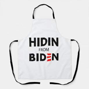 Tablier HIDEN DE BIDEN drôle mème politique Joe Campagne