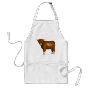 Tablier Highland cow