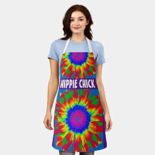 TABLIER HIPPIE CHICI TIE DYE KITCHEN APRON