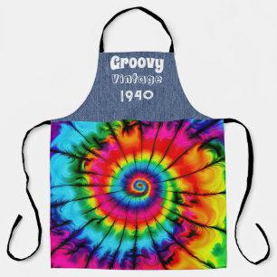 Tablier Hippie de l'année de naissance sur mesure sur tout