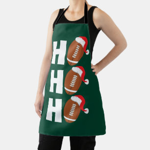 Tablier Ho Ho Ho Football   Drôle d'humour de Noël