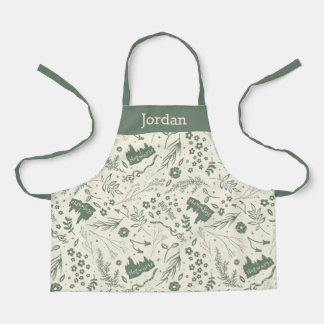 Tablier HOGWARTS™ Herbologie Motif magique