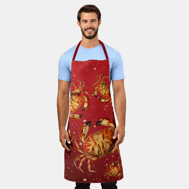 Tablier Holiday Dungeness    CrabsApron (Porté)