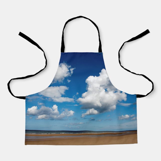 Tablier Holkham Beach Norfolk Angleterre Poster Carré Wall (Recto)