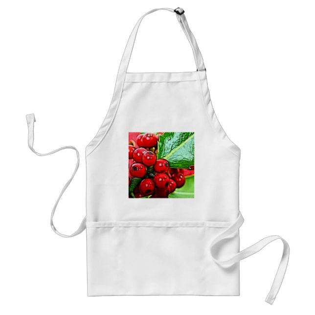 Tablier Holly Berries 006 (Devant)