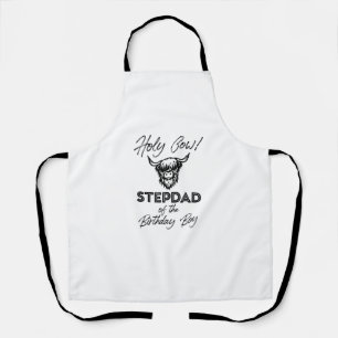 Tablier Holly Cow Stepdad Du Boy Birthday Highland Cow