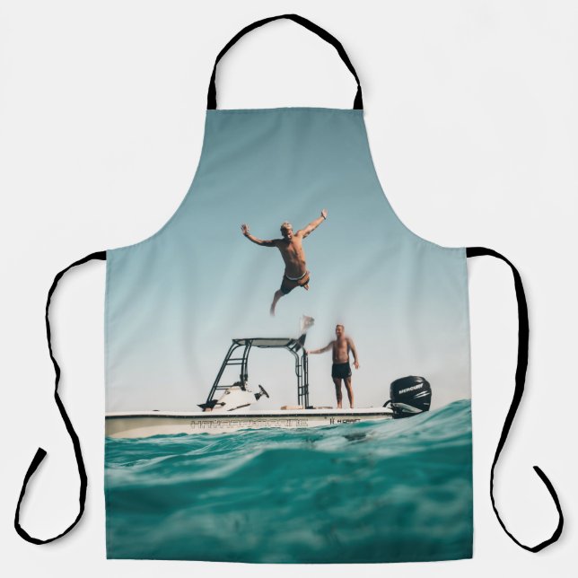 Tablier Homme plongée en piscine (Recto)