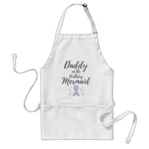 Tablier Hommes Merdad fête d'anniversaire Mermaid Daddy Ca