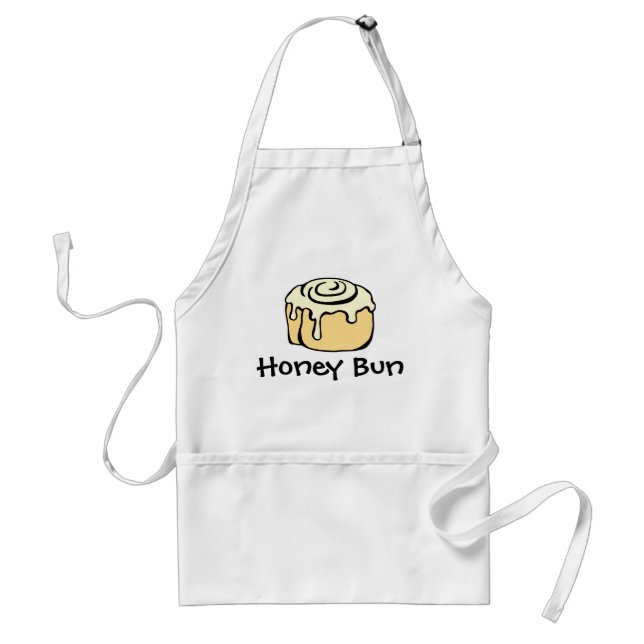 Tablier Honey Bun Cute Cinnamon Roll Drôle Citation Cuisin (Devant)