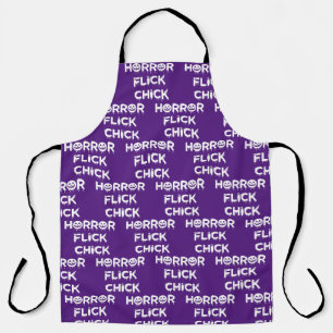 Tablier Horror Flick Chick White Version