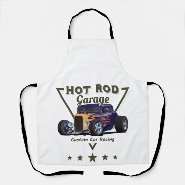 Tablier Hot Rod Garage! (Recto)