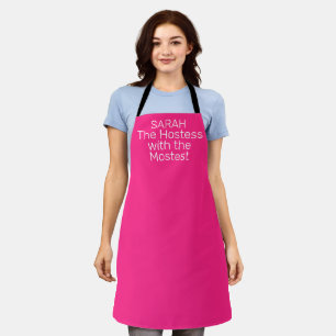 Tablier Hôtesse Rose Cute Réception de mariage Mariages