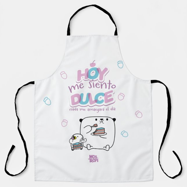 Tablier │Hoy me siento dulce (Recto)