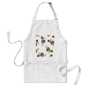 Tablier Hula Girl Motif dansante