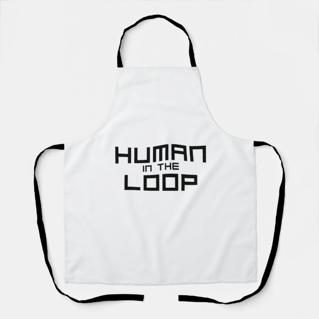 Tablier Human in the Loop Minimalist Industrial Apron (Recto)