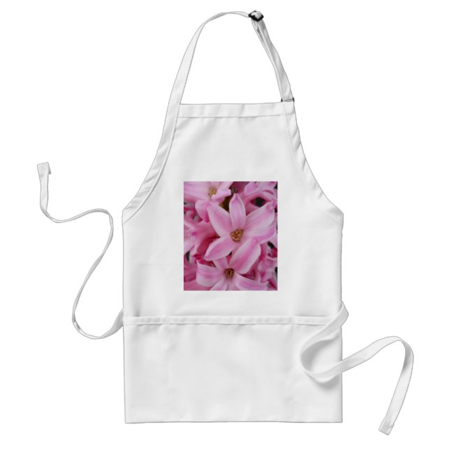 Tablier hyacinthe rose (Devant)