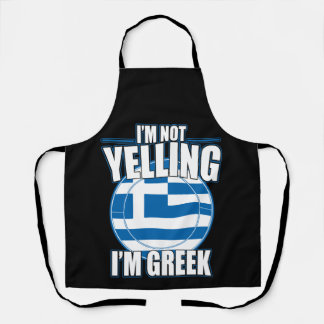 Tablier I Am Not Yelling I Am Greek T-Shirt