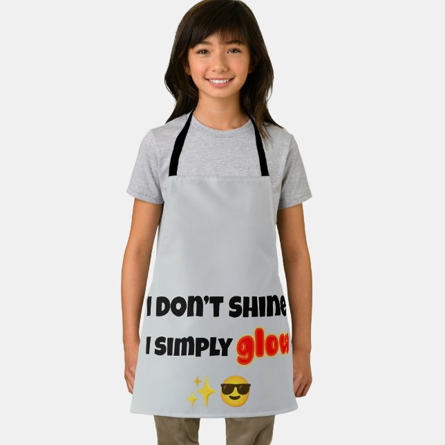 Tablier I Don’t Shine, I Simply Glow (Insitu)
