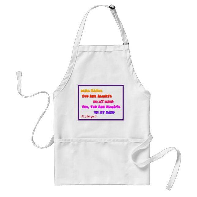Tablier I Love Bacon Apron pour hommes ou femmes (Devant)