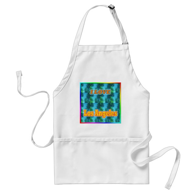 Tablier I LOVE Los Angeles 16 Palms Apron (Devant)