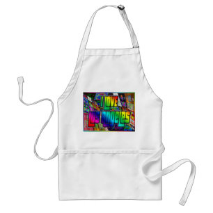 Tablier I LOVE Los Angeles Twist Apron