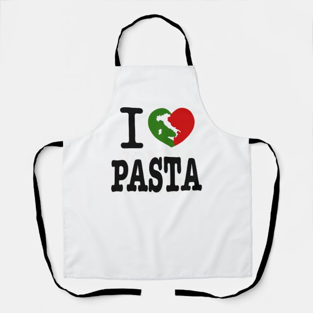 Tablier I Love Pasta Apron (Recto)