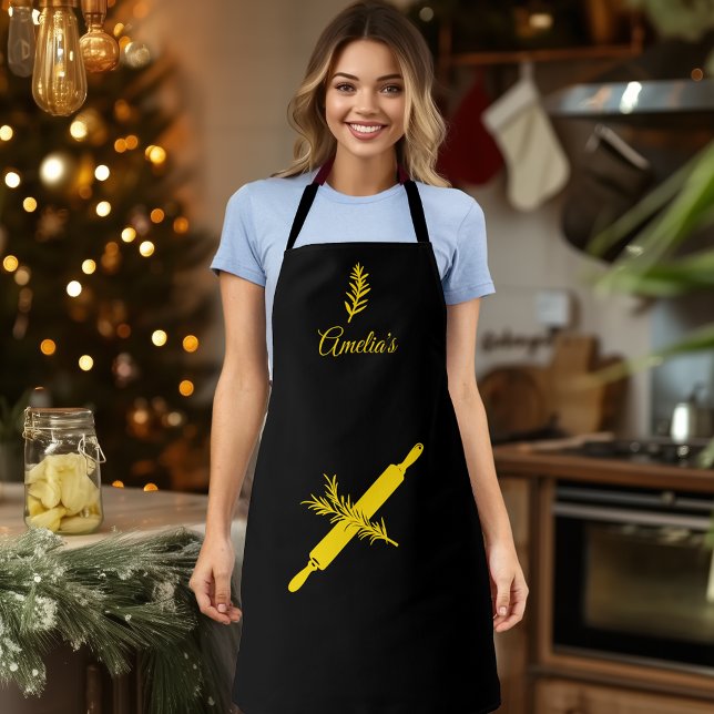 Tablier Icône de cuisson minimale pour les cuisines modern (Créateur téléchargé)