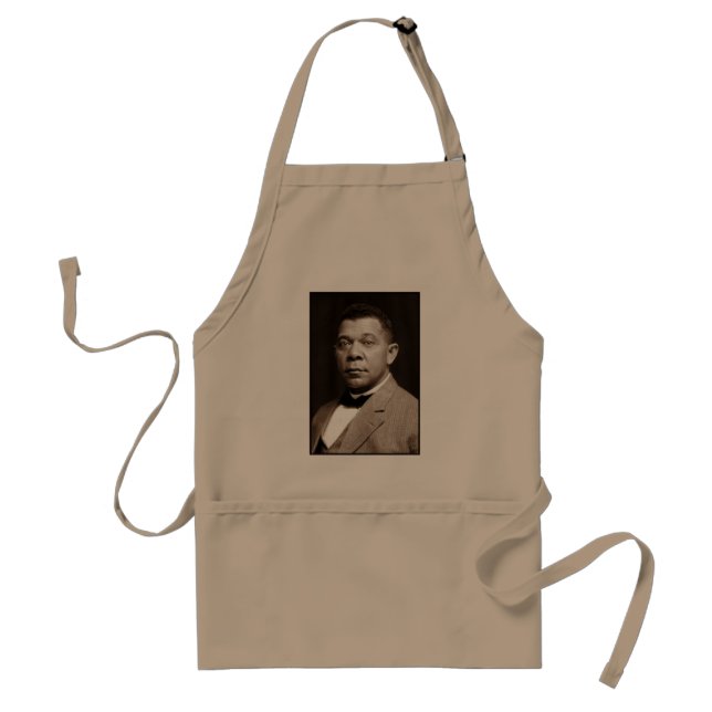 Tablier Icône de l'histoire noire : Booker T. Washington,  (Devant)