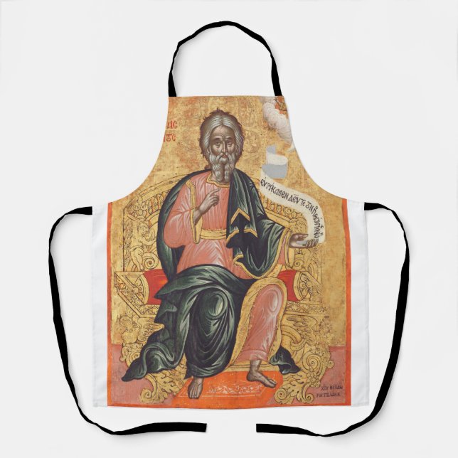 Tablier Icône orthodoxe de saint André l'apôtre (Recto)
