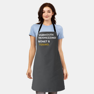 Tablier Icônes alimentaires de Turin - Vermouth, Tramezzin