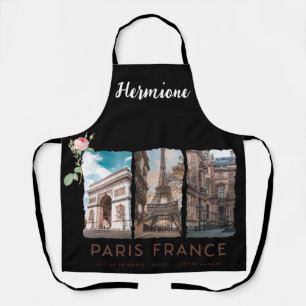 Tablier Icônes françaises Nom personnalisé Apron
