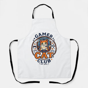 Tablier Idée cadeau chat de gamer - Club de chat de gamer_