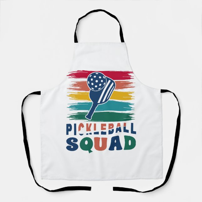 Tablier Idée cadeau pour joueurs de pickleball (Recto)
