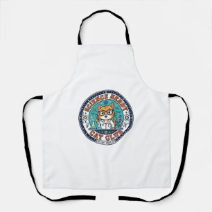 Tablier Idée cadeau pour maman de chat savante - Science N