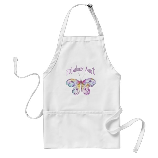 Tablier Idées cadeaux de Tante Papillon (Devant)