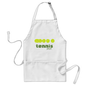 Tablier idées pour un joueur de tennis