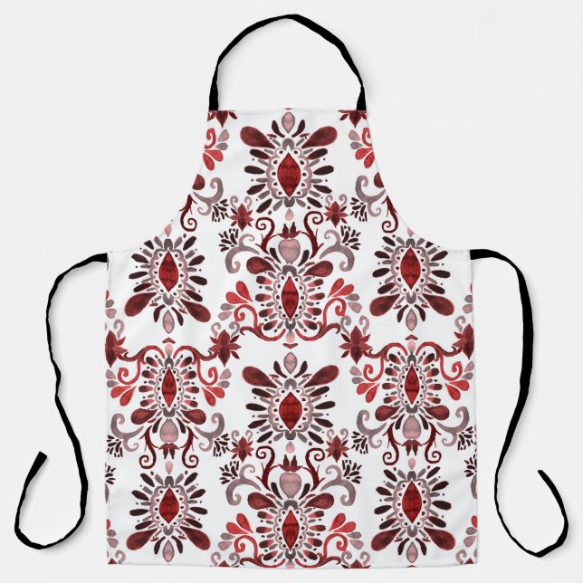 Tablier Ikat Aquarelle : Tribal Ethnic Seamless. (Recto)