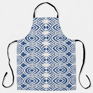 Tablier Ikat motif sans soudure. teinture vintage shibori